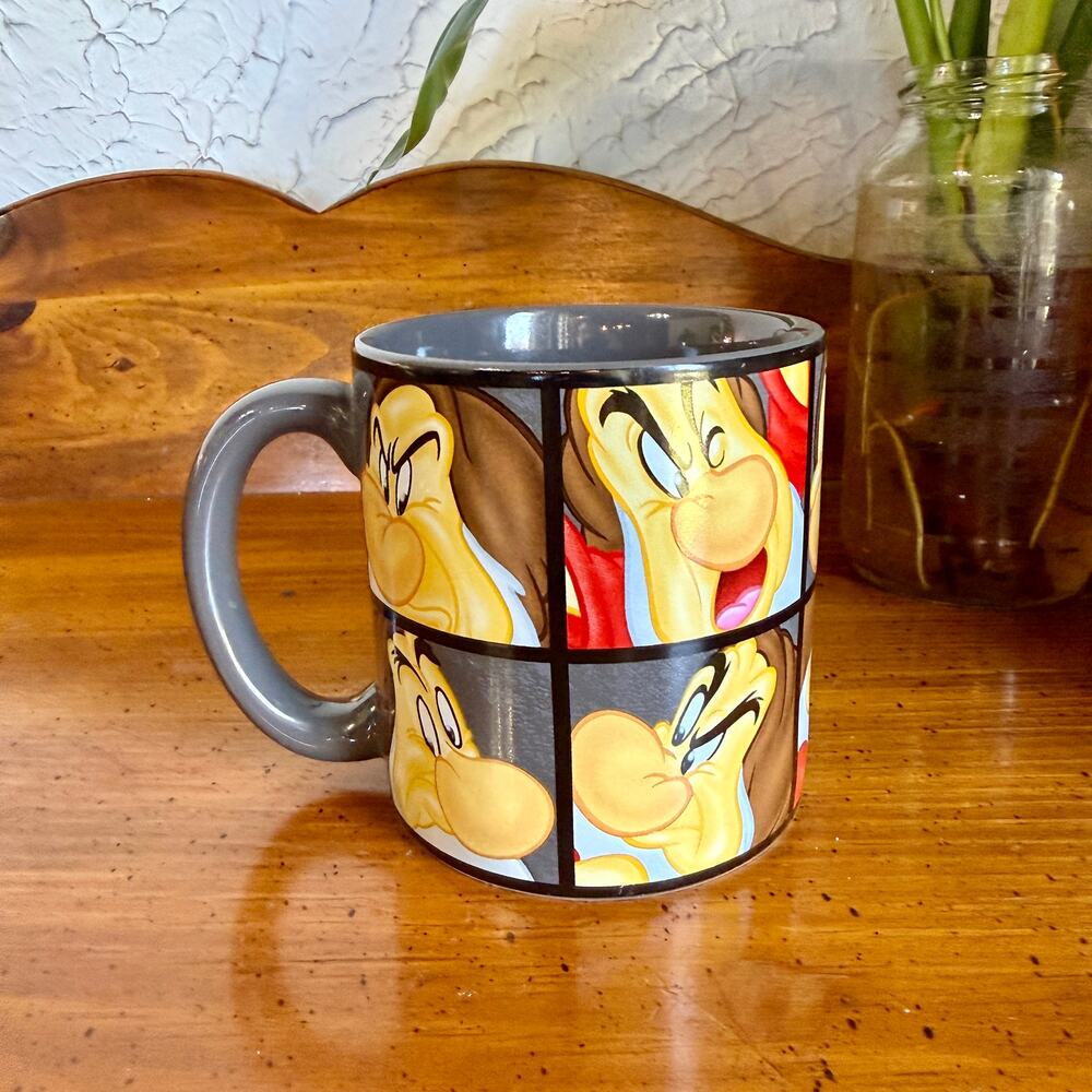 Disney Store Tinker Bell Mug Green Pop Art Faces Vintage Fairy Cup Collectible - Picture 9 of 11